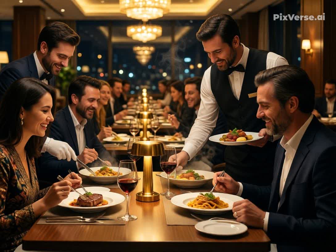 Univers visuel premium pour restaurant